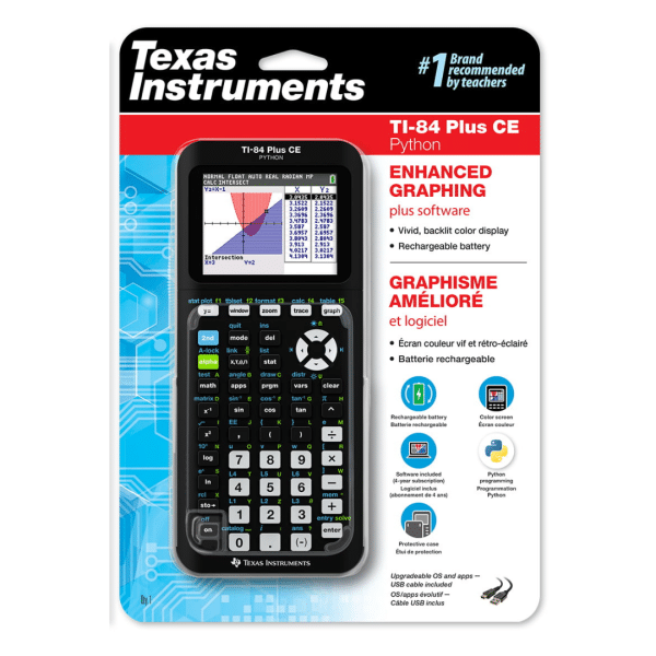 Texas Instruments Ti-84 Plus CE Python Calculadora Grafica