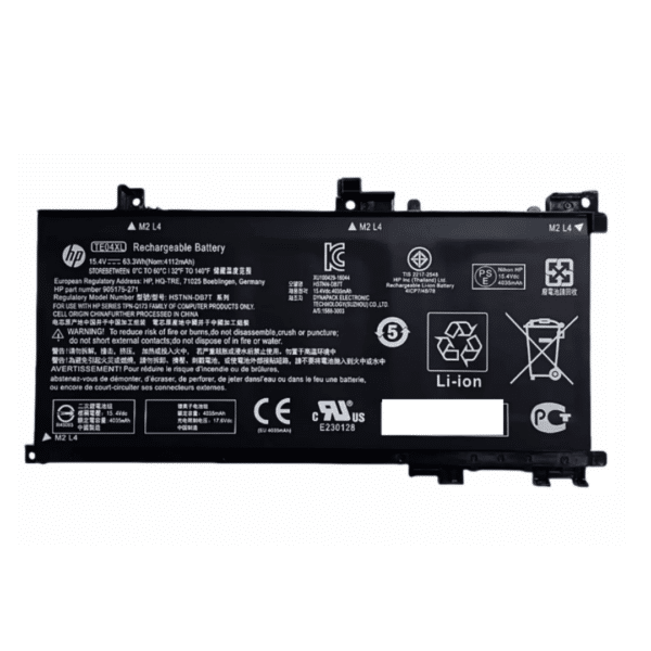 Bateria HP Omen TE04XL 15-AX200 15-BC 905175-2C1 905277-855- TPN-Q173
