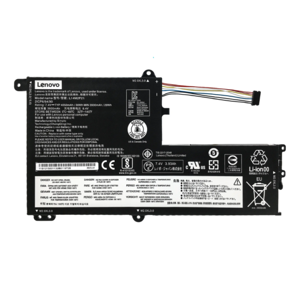 Bateria Lenovo IdeaPad L14M2P21 L14L2P21 320S-15ABR 320S-15IKB 14ISK 7 Pines Interna