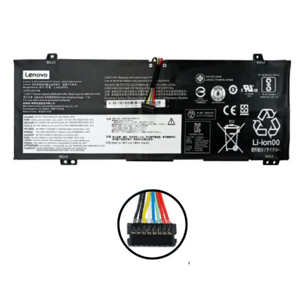 Bateria Lenovo IdeaPad L18M4PF4 L18C4PF3 L18C4PF4 Flex-14API Flex-14IML 14IWL Interna