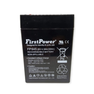 Batería Recargable 6v 4.5a Seca 6 Voltios 4.5 Amperios 4.5ah