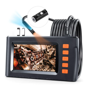 Cámara endoscópica industrial pantalla IPS LCD 4.3" 8 mm 1080P HD digital 8 LED