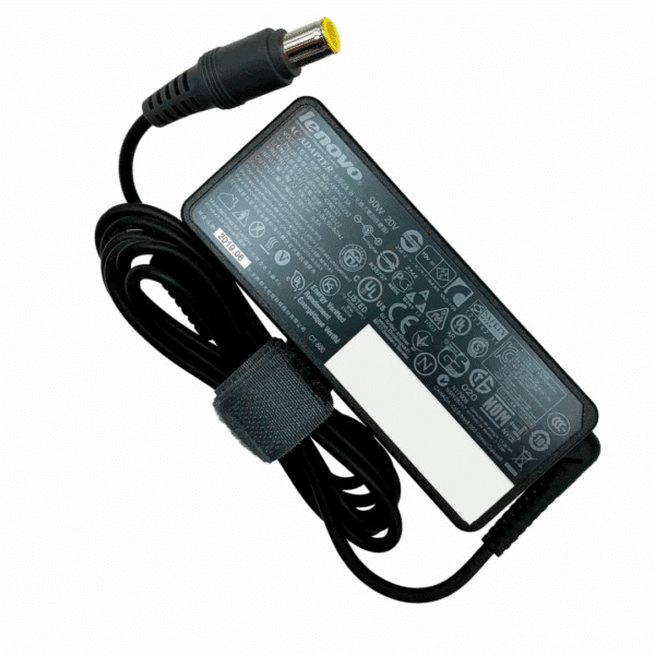 Cargador Adaptador Lenovo 20v 4.5a 90W 7.9x5.5mm Plug Aguja Amarillo