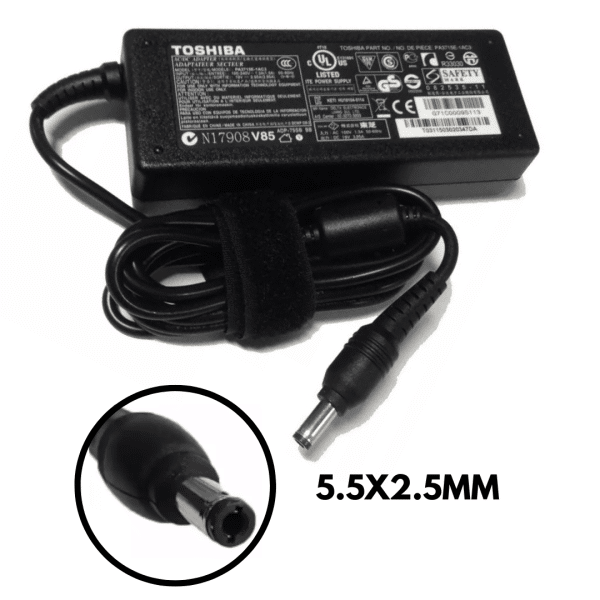Cargador Adaptador Toshiba 19v 3.95a 75W 5.5x2.5mm