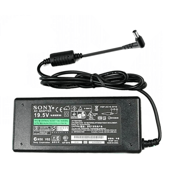 Cargador Sony Laptop 19.5V 4.1A 80W 6.5×4.4mm SVE151D11L SVS131B11L