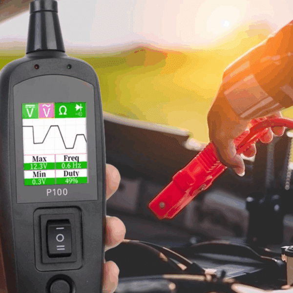 Probador circuito de prueba resistente a voltaje batería de encendido escáner herramientas de diagnóstico auto P100 24V 12V sonda pluma
