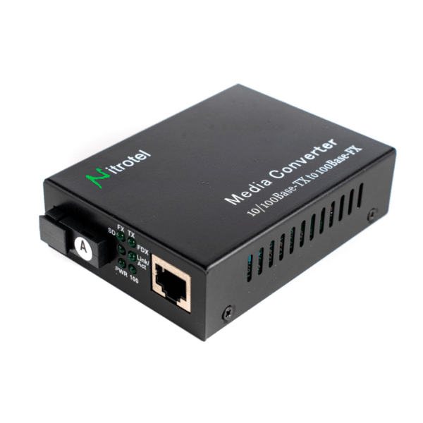 Adaptador Fiber Media Converter Transceiver Nitrotel NT F11W-20B