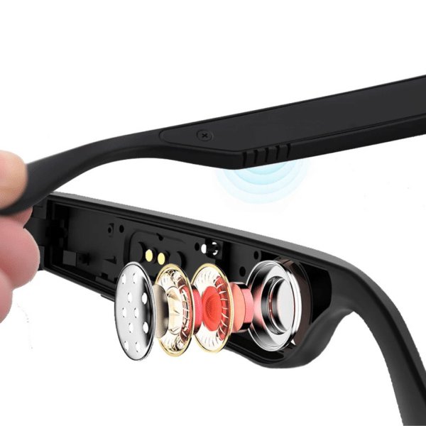 Gafas Inteligentes Control Remoto Bluetooth Música Conducción Auriculares Llamadas Gafas de Sol Asistente de Voz IA Tacto Binaural