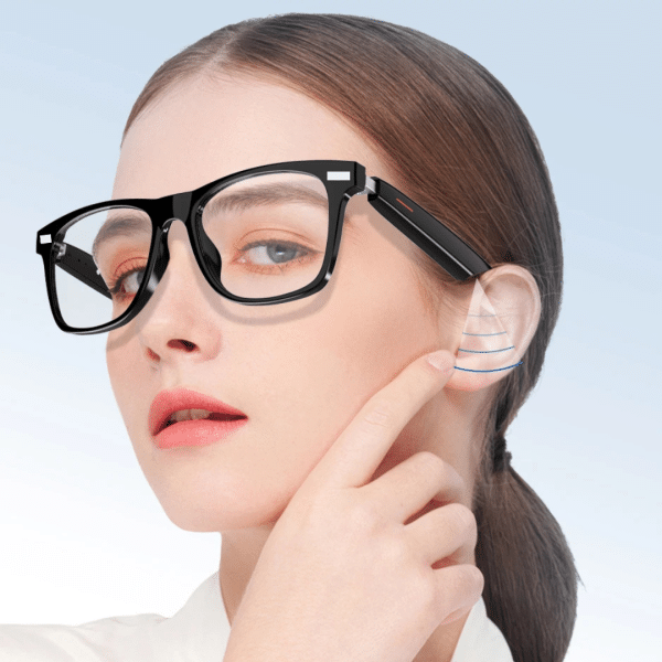 Gafas Inteligentes Control Remoto Bluetooth Música Conducción Auriculares Llamadas Gafas de Sol Asistente de Voz IA Tacto Binaural