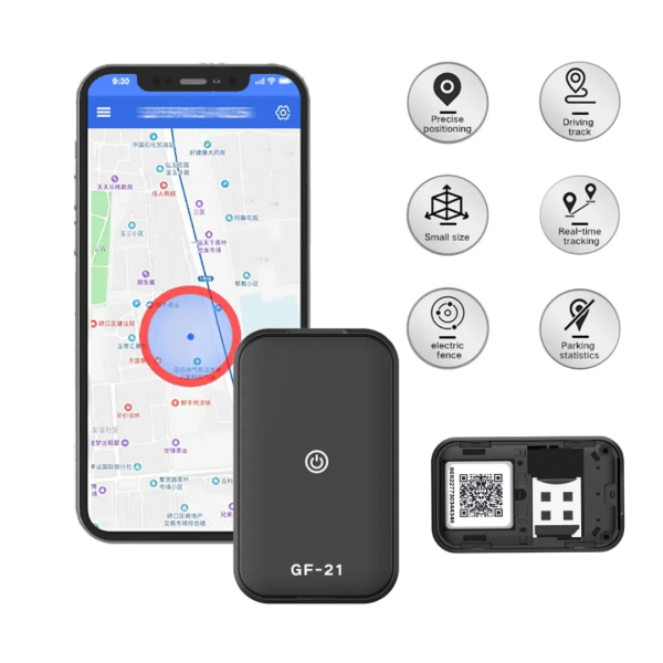 Rastreador GPS con Mini Grabadora de Voz con Grabación de Audio en Tiempo Real WiFi GSM