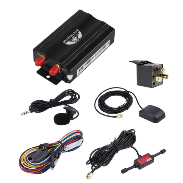 Rastreador GPS para Auto TK103A Alarma GSM Ranura para Tarjeta SD Antirrobo Espía en Tiempo Real