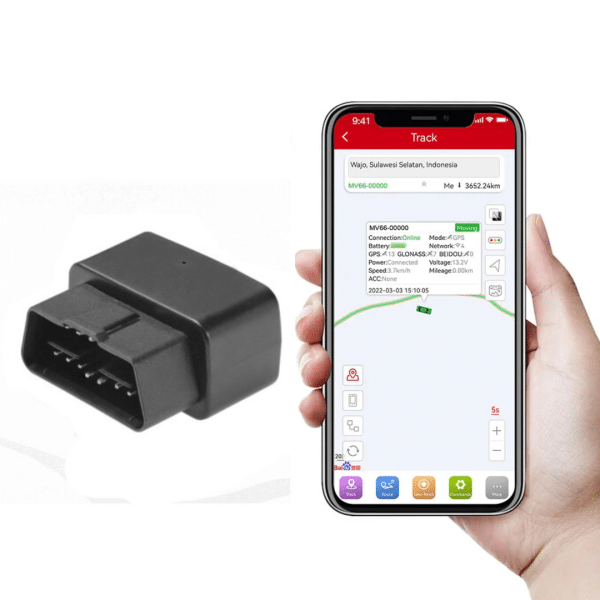 Rastreador Localizador GPS CJ750 para Auto con Interfaz OBD 2G Doble Modo Antirrobo Miniatura