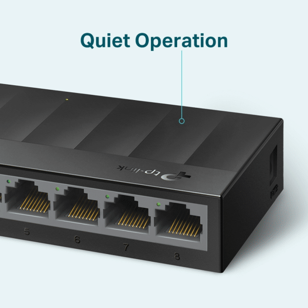 Switch Tp-link Ls1008g De 8 Puertos Gigabit 10/100/1000 Conmutador