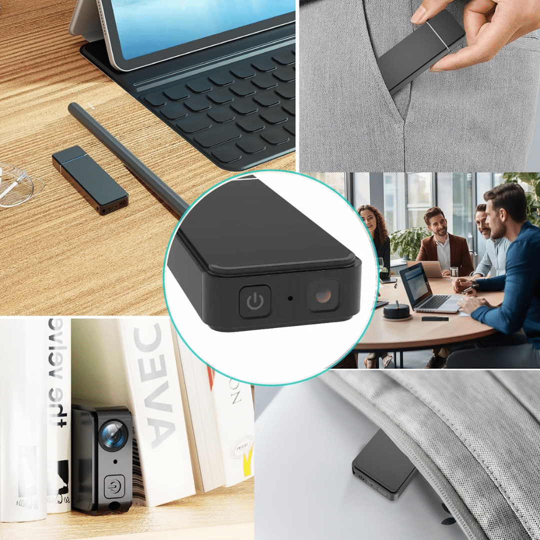 Cámara Espia Tipo Memoria USB Soporta Micro SD de 128 GB, Grabación Video HD 1080p Lente Gran Angular 150° Audio