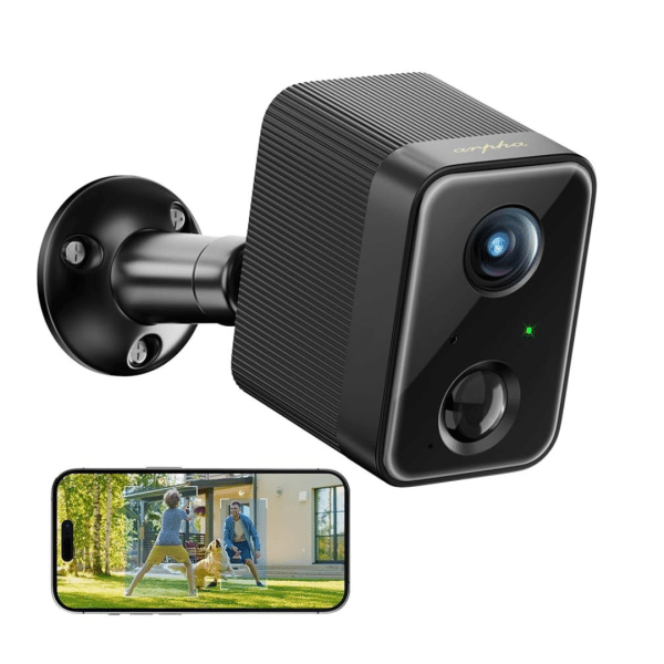 Cámara Seguridad Inalámbrica WIFI Exteriores 130° WiFi 1080P Batería IP65 Comunicación Bidireccional Sirena