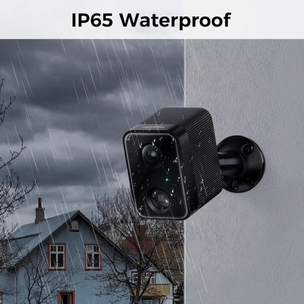 Cámara Seguridad Inalámbrica WIFI Exteriores 130° WiFi 1080P Batería IP65 Comunicación Bidireccional Sirena