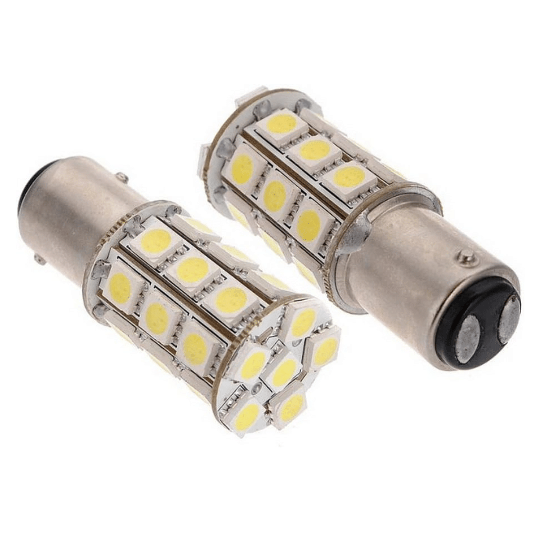 Luz 5050 Smd 27 Led Stop Freno Blanco 12v Flash Strobe