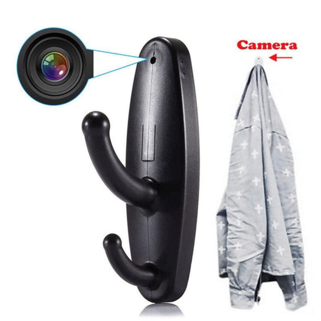 Perchero Camara Espia Ropa Puerta Video Audio