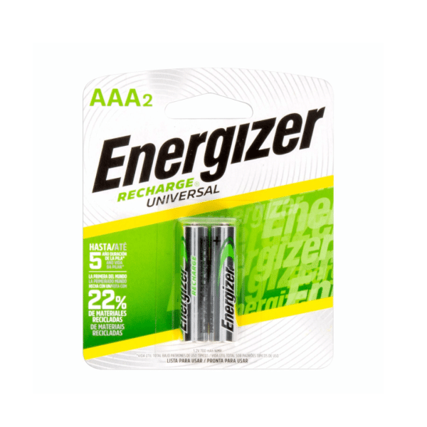 Pila Recargable Energizer 100% Original AAA