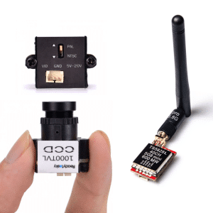 Transmisor Mini Camara Drone 1000tvl 2.8mm Rc Fpv Aerea