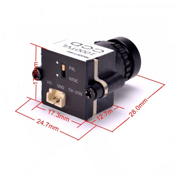 Transmisor Mini Camara Drone 1000tvl 2.8mm Rc Fpv Aerea