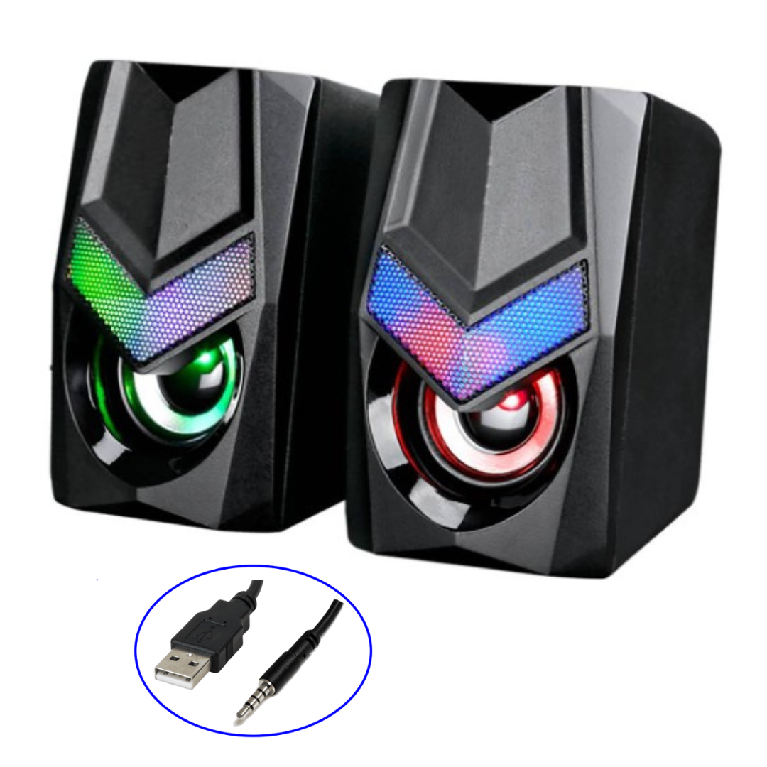 Parlante Gaming Anera Estéreo 2.0 con Cable AE-SUR108 IMPORMEL I521317 EDIT 3