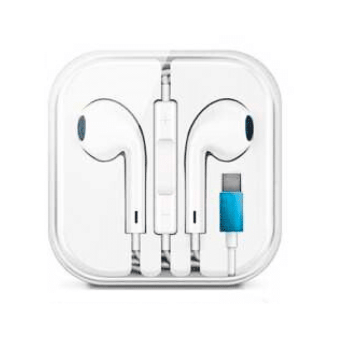 Audifonos Con Cable Tipo C Blanco Diseño Ergonómico Control Volumen Llamadas - Imagen 2