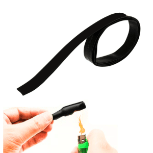 Metro de Tubo Aislante Termoencogible Protector Termofundente 6 mm Negro