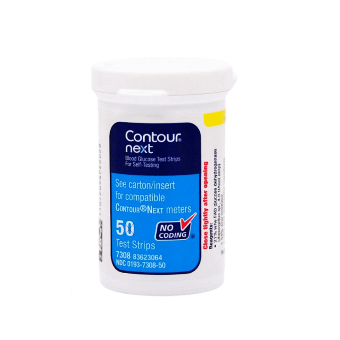 50 Tirillas Reactivas Glucometro Bayer Contour Next Glucosa