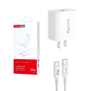 Cargador de Celular Tablet Carga Rápida Samsung Iphone Xiaomi 20w Usb Blanco