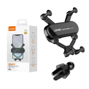 Soporte Universal de Teléfono para Auto LDNIO MG03 Tipo Ventolera Ajuste con Gravedad