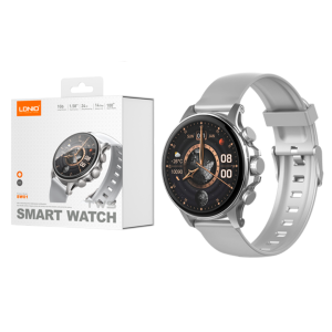 Smartwatch Reloj Deportivo LDNIO SW01 Color Gris Monitor Frecuencia Cardíaca Sueño Podómetro IP68 Reloj Inteligente
