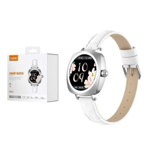 Smartwatch Reloj Inteligente LDNIO SW03 Color Plata Pantalla Táctil Monitor Frecuencia Cardíaca Sueño Podómetro IP68 Mujer
